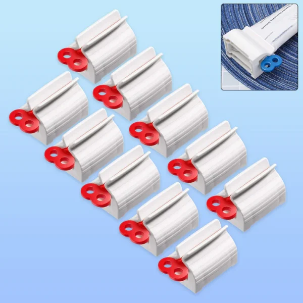 Premium Plastic Tube Squeezer Dispenser Set (10 Pc)