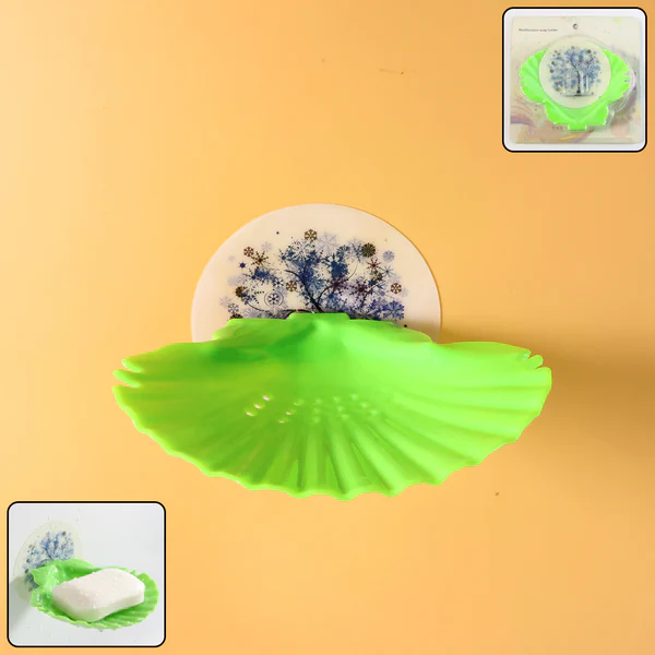 Premium Self-Adhesive Wall-Mounted Soap Holder Tray (1 Pc)