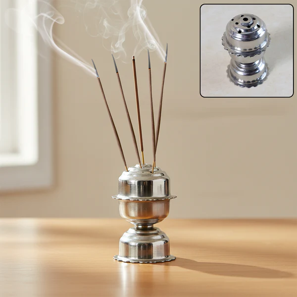 Stainless Steel Big jasmine Agarbatti Stand (1 Pc)
