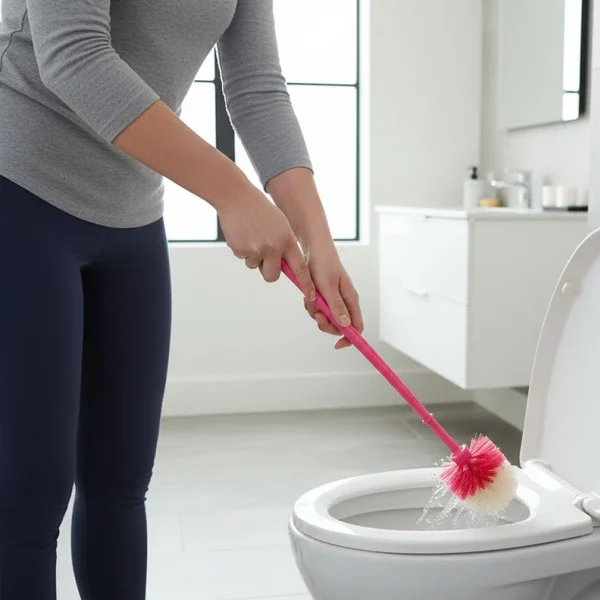 Plastic Round Toilet Cleaner Brush