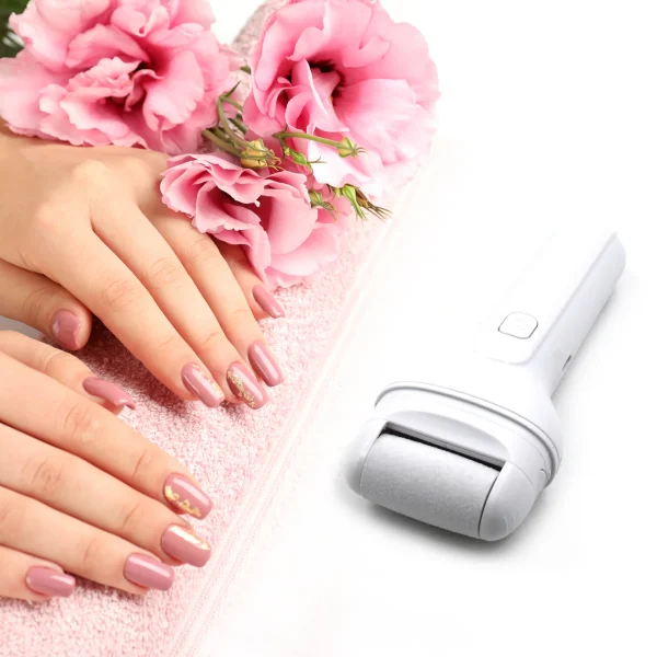 Portable Electric Foot File – Rechargeable Callus Remover & Pedicure Tool Smooth Feet