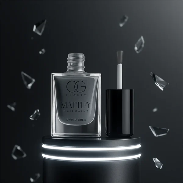 OG Beauty Calm Grey Mattify Nail Paint (10 ML / 1 Pc)