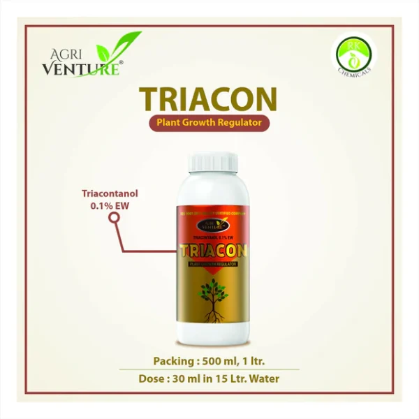 Agriventure TRIACON ( Triacontanol 0.1 % EW ) Best PGR for All Plants (1LTR)