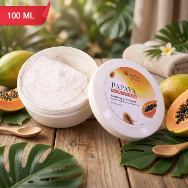 Eyelet Papaya Revitalizing Scrub – Exfoliating Face & Body Scrub(100ml)