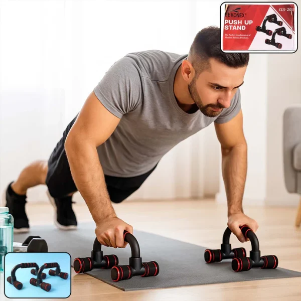 Heavy-Duty Push-Up Bars Stand for Home Workout