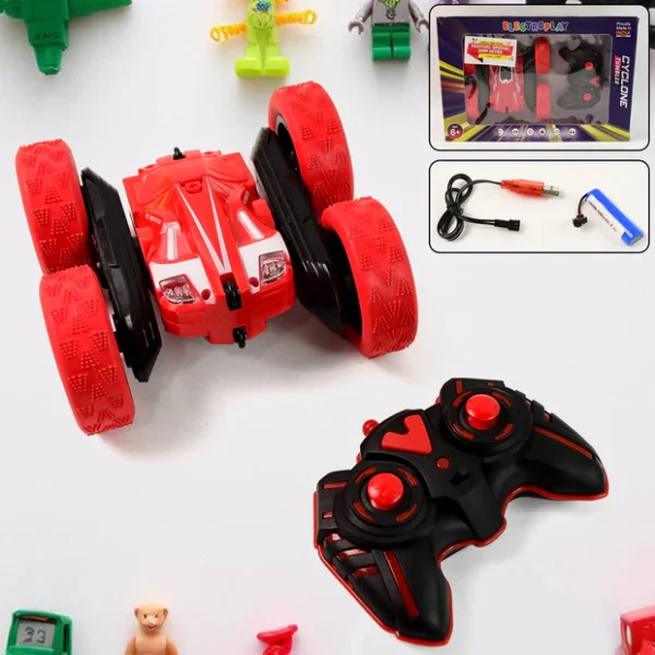 Electroplay Remote Control Car, Double Sided Fast Stunt Car (1 Set)