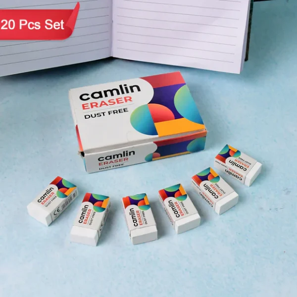 Camlin Dust Free Eraser – 20 Units Retail Pack