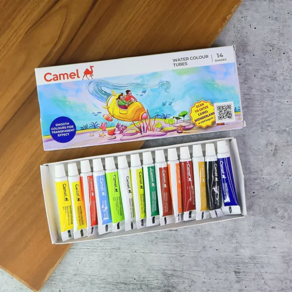 Camlin Water Colour Tubes 14 Shades Set