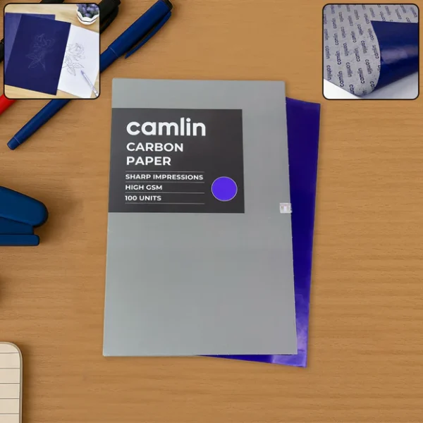 Camlin Carbon Paper 100 Units (Sharp Impressions, High GSM)