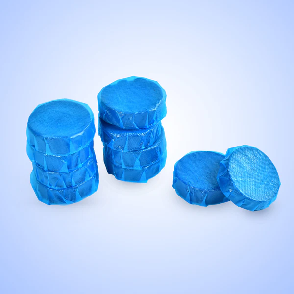 Blue Bubble Toilet Bowl Cleaner – Powerful Decontamination for Fresh Bathroom (10 Pc)