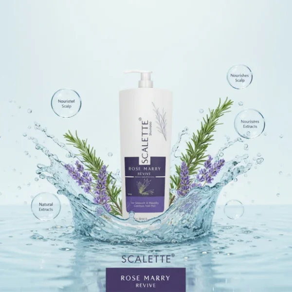 Scalette Rosemary Revive Shampoo for Dandruff Control & Healthy Scalp Care
