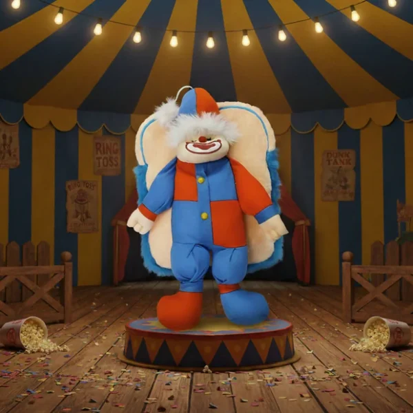 Kids Clown Bag – Soft Cartoon School Bag for Toddlers & Preschoolers from Multicolour (Any 1 of a piece)