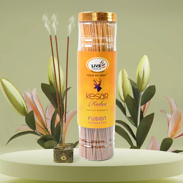 Kesar Kastoori Premium aura agarbatti (1 Jar / 250 Gram)