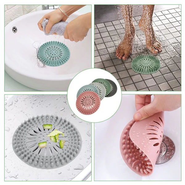 Shower Drain Cover – Prevents Clogging from Hair & Debris in Bathroom Floors