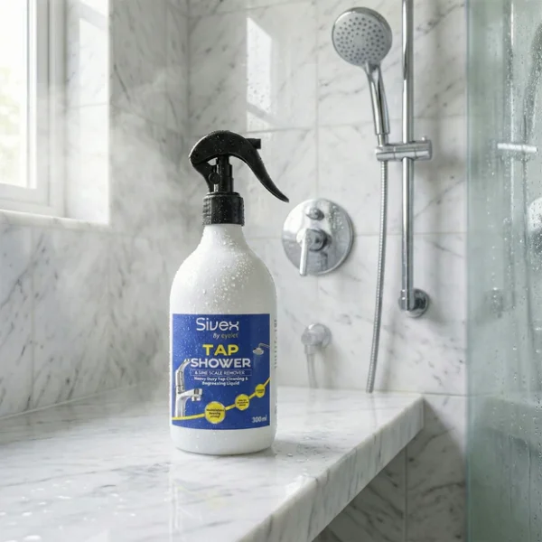 Eyelet Tap Shower & Limescale Remover Liquid Cleaner for Bathroom Taps, Shower Heads & Fittings (300ml)