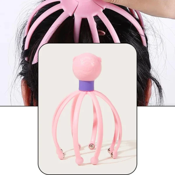 Octopus Stress Relief Therapeutic Scalp Massager