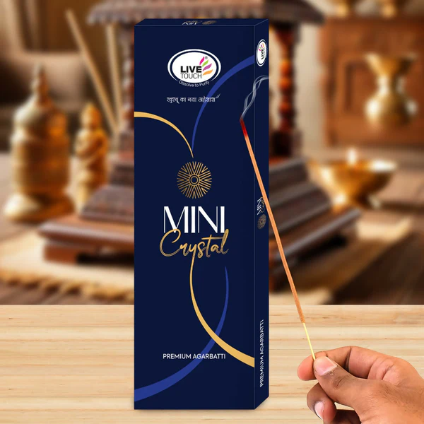 Premium Mini Crystal Agarbatti (1 Box / 90 grams)