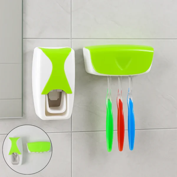 Toothpaste Dispenser & Tooth Brush with Toothbrush