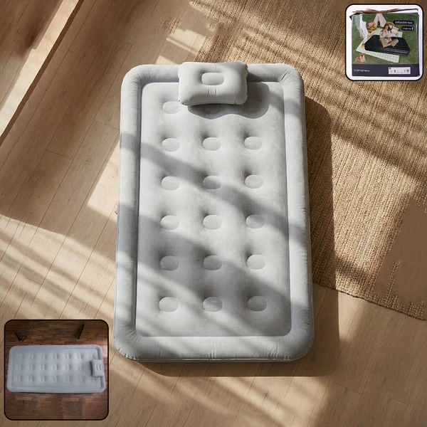 Portable Inflatable Bed Folding Lazy Bed (198x100x40 Cm / 1 Pc)