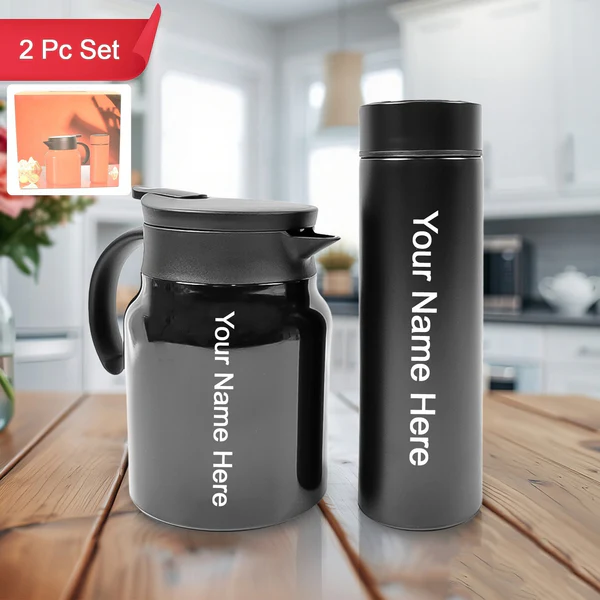 Customized Thermal Coffee Tea Pot and Bottles with LED Display 500 ML and 1000 ML