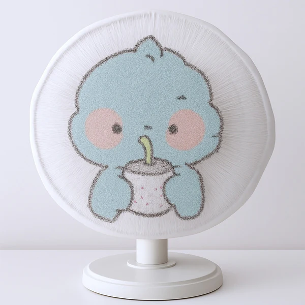 Cute Cartoon Character Fabric Mesh Fan Cover (1 Pc / Mix Design)