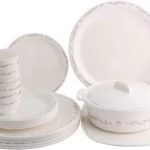 BOROSIL Pack of 22 Melamine Milano Verona Dinner Set
