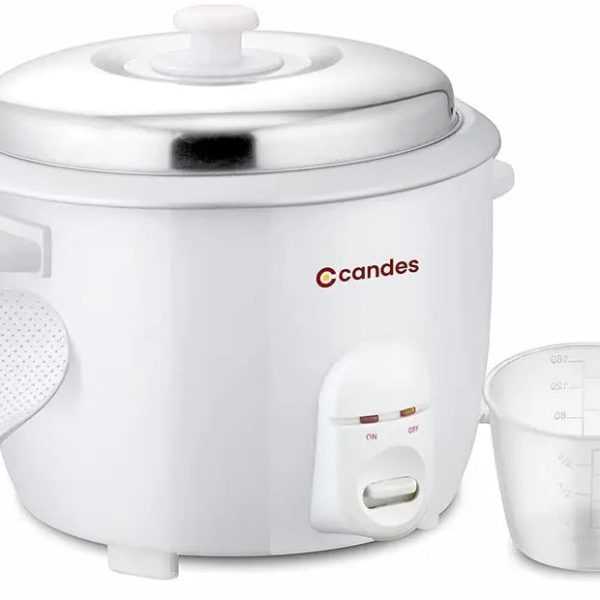 Candes Aroma Easy Cook Electric Rice Cooker with Steaming Feature