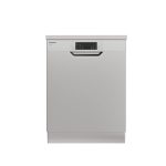 Crompton 13 Place Setting Freestanding Dishwasher with 8 Wash Programs and Turbo Drying Technology (Voilla 13 PS INX, Silver Inox, FS-DWVOV13PS-INX)