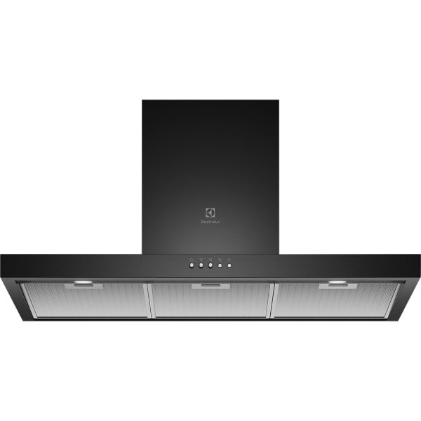 Electrolux 90cm T-Box Chimney for up to 210 sqft Kitchen, UltimateTaste 500, Black, ECT9623B