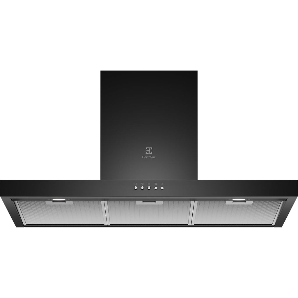 Electrolux 90cm T-Box Chimney for up to 210 sqft Kitchen, UltimateTaste 500, Black, ECT9623B