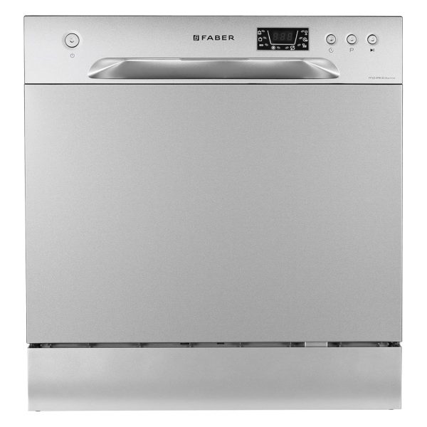Faber 8 Place Dishwasher | 6 Wash Programs |Adjustable Upper Rack & Cutlery Tray | 8L Water/Cycle| FFSD 6PR 8S Ace Inox