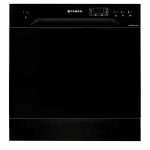 Faber 8 Place Dishwasher | 6 Wash Programs |Adjustable Upper Rack & Cutlery Tray | 8L Water/Cycle| FFSD 6PR 8S Ace Black