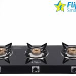 Flipkart Smart Buy 3B Glass Manual Gas Stove (3 Burners)
