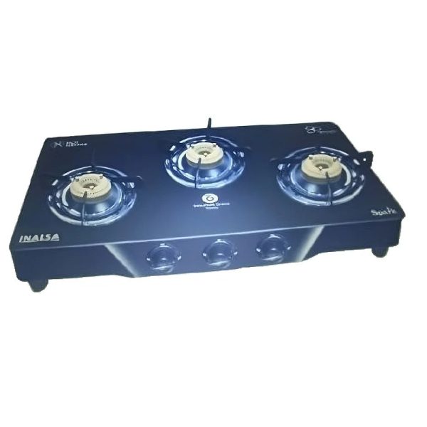 Inalsa Cook Top 3 Burner Glasstop spark