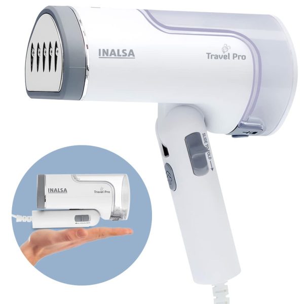 Inalsa Garment Steamer 1250 Watts Steam Iron For Clothes-Vertical & Horizontal roning|Compact & Foldable|Quick Heat Up To 22G/Min, Kills 99.9%*Bacteria|Steamer For...