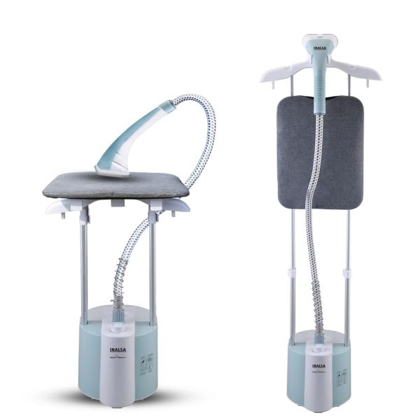 INALSA Standing Iron Garment Steamer-2000 W|Variable Control Knob |1.7 L Detachable Water Tank|Adjustable Iron Board|Vertical & Horizontal Steaming up to 30g/min|28 sec Fast...