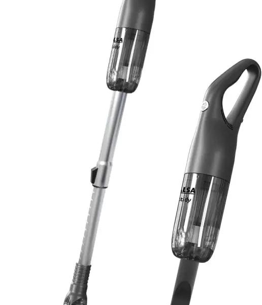 Inalsa Vactidy 2-in-1 Handheld & Stick for Home&Car|2200mAh Battery|14Kpa Suction| Cordless Vacuum Cleaner (Black)