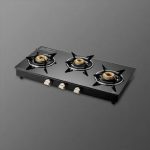 Kaff CTE71 3 Burner Cooktop Black