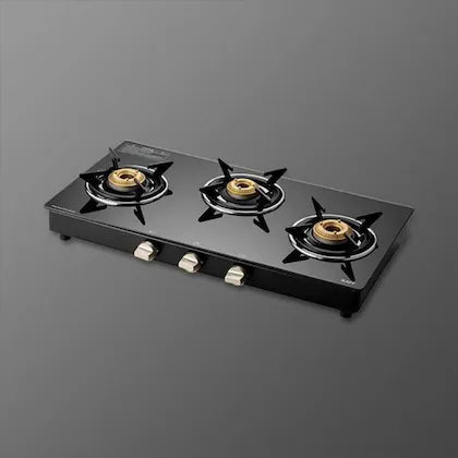 Kaff CTE71 3 Burner Cooktop Black