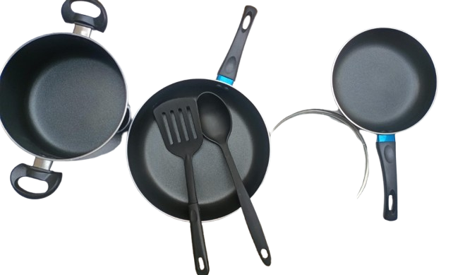 Kreme 3pcs Set Combo Non-Stick Coated Cookware Set