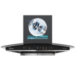 Midea 60 cm 1600 m3/hr BLDC, Filter-less, Wi-Fi enabled, intelli- Autoclean, 9 speed kitchen Chimney, Free Installation Kit (Megan Auto Clean), Black MH60V11ET25BF-IN