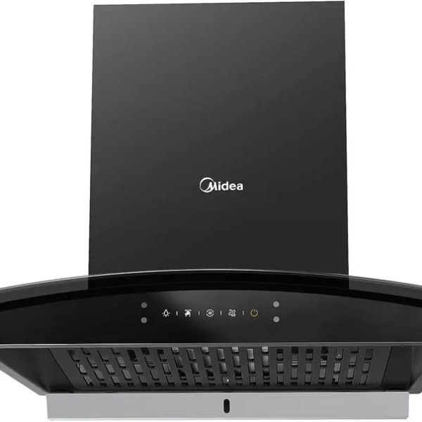 Midea 60V11 Auto Clean Wall Mounted Black 1350 CMH Chimney MH60V11ET28BI-IN