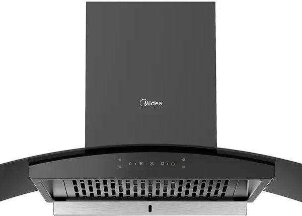 Midea 90V11 Auto Clean Wall Mounted Black 1350 CMH Chimney MH90V11ET28BI-IN