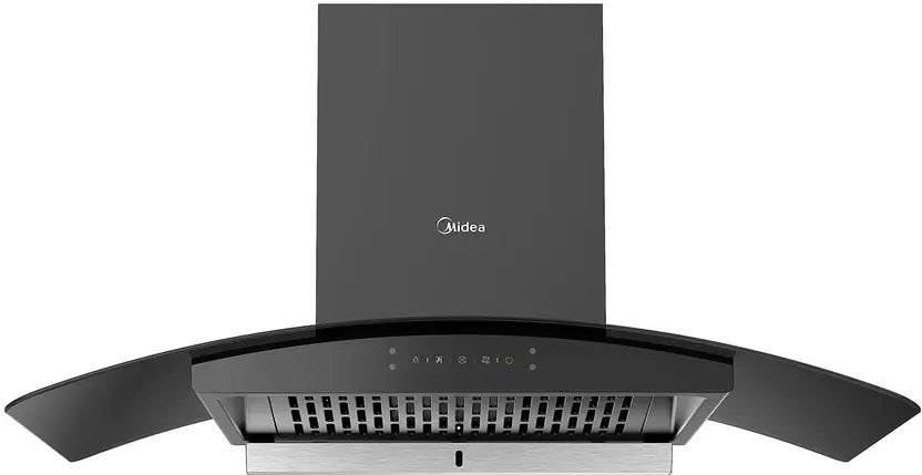 Midea 90V11 Auto Clean Wall Mounted Black 1350 CMH Chimney MH90V11ET28BI-IN