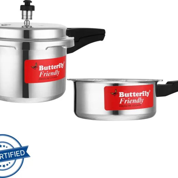 BUTTERFLY FRIENDLY COMBO IB 2,3,5L ALUMINIUM PRESSURE COOKER