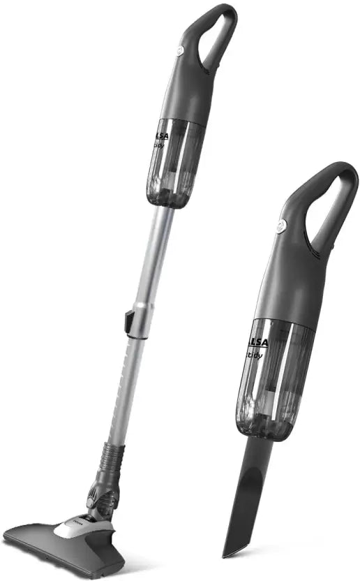 Inalsa Vactidy 2-in-1 Handheld & Stick for Home&Car|2200mAh Battery|14Kpa Suction| Cordless Vacuum Cleaner (Black)
