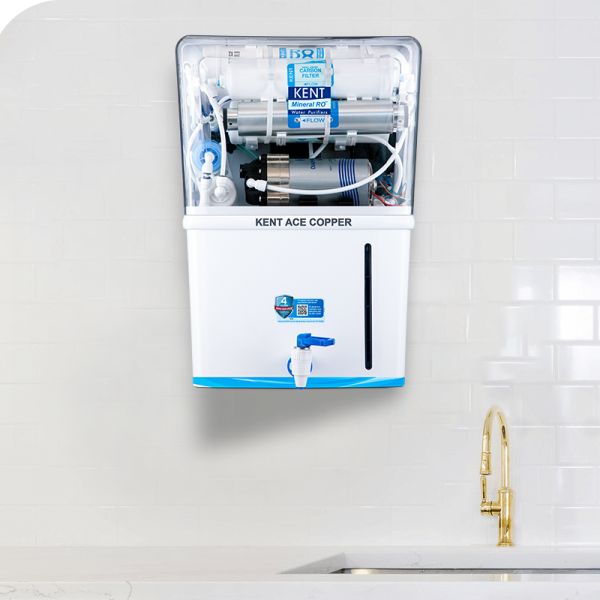 KENT Ace Copper 8 L RO + UV + UF + TDS Control + UV in Tank + Copper Water Purifier