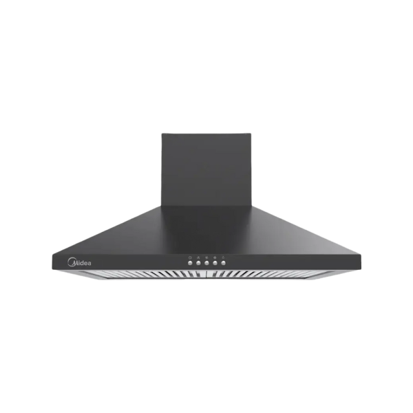 Midea Kitchen Chimney with 1025 m3/hr air suction, Pyramid, 60 CM, Intelli Auto Clean, MH60A17EM26BB-IN
