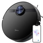 Midea M7 Evo Robotic Vacuum Cleaner | 8000Pa Suction| BLDC Motor | Wet & Dry| 5200 mAH |30 Set of sensors | WiFi & Alexa Control