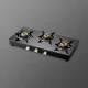 Kaff CTE71 3 Burner Cooktop Black